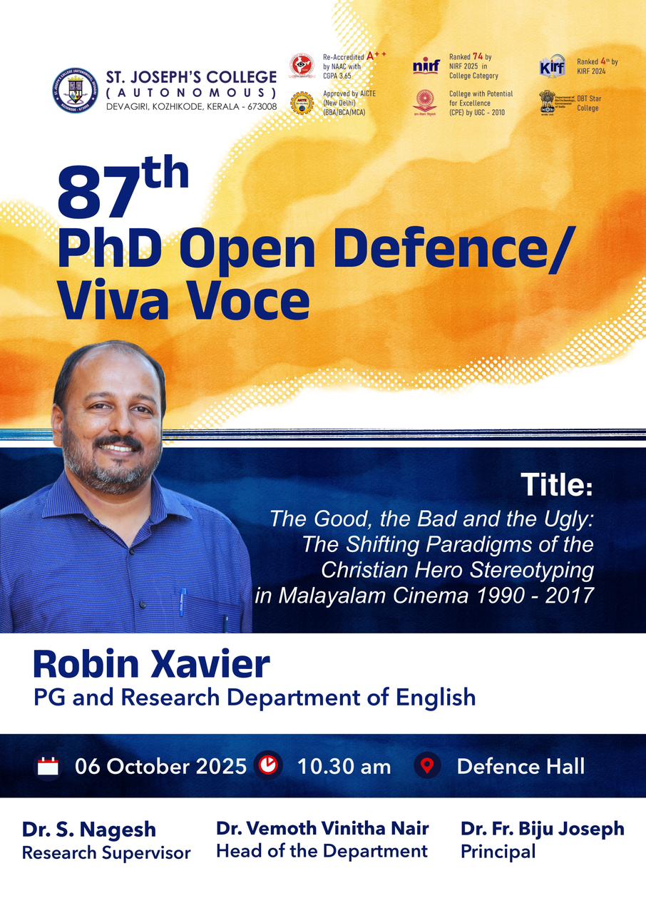 87th PhD Open Defence